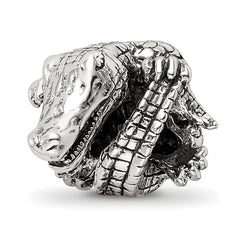 Sterling Silver Reflections Alligator Bead
