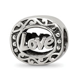 Sterling Silver Reflections Love Bead