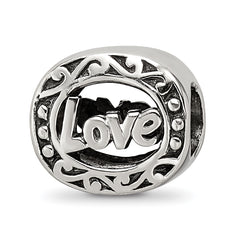 Sterling Silver Reflections Love Bead