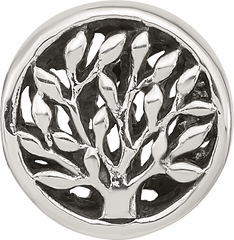Sophia Jewelers Sterling Silver 925 Tree Themed Bead Casted Solid Design