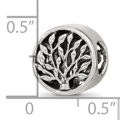 Sophia Jewelers Sterling Silver 925 Tree Themed Bead Casted Solid Design