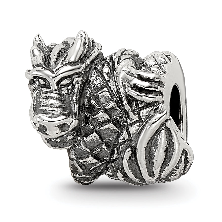 Sterling Silver Reflections Dragon Bead