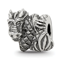 Sterling Silver Reflections Dragon Bead