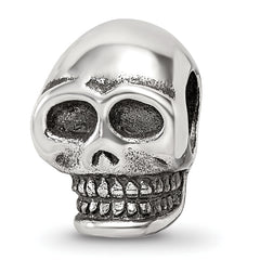 Sterling Silver Reflections Skull Bead
