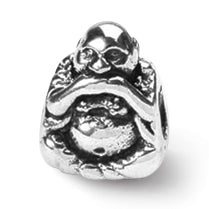 Sterling Silver Reflections Speak No Evil Buddha Bead