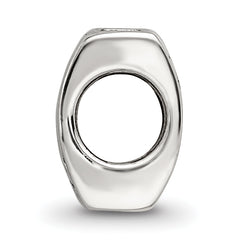 Sterling Silver 925 Ace Card Bead with Antiqued Finish Vintage Charm