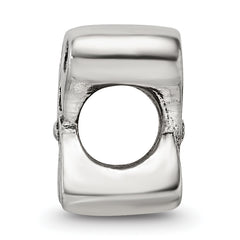 Sterling Silver 925 Scissors Bead with Antiqued Finish Vintage Style