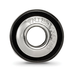 Sterling Silver 925 Mosaic Bead with Purple Mother of Pearl Stone