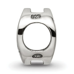 Sterling Silver 925 Celtic Trinity Bead with Antiqued Finish Solid Craftsmanship