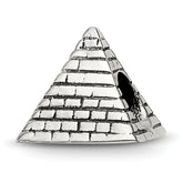 Sterling Silver Reflections Pyramid Bead