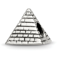 Sterling Silver Reflections Pyramid Bead