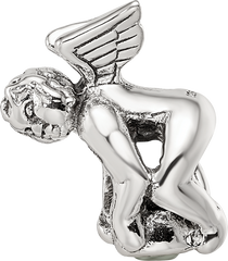 Sterling Silver 925 Antiqued June CZ Bead with Vintage Charm