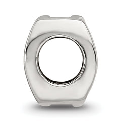 Sterling Silver 925 Virgo Zodiac Bead with Antiqued Finish Solid