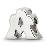 Sterling Silver Reflections Letter A Bead