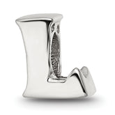 Sterling Silver Reflections Letter L Bead