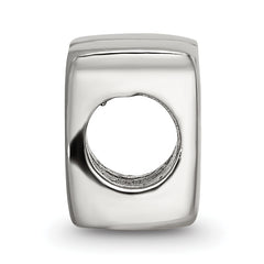 Sterling Silver Reflections Letter N Bead
