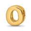 Sterling Silver Gold-plated Reflections Letter O Bead