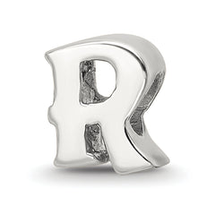 Sterling Silver Reflections Letter R Bead