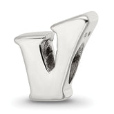 Sterling Silver Reflections Letter V Bead
