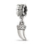 Sterling Silver Reflections Tiger Claw Dangle Bead