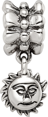 Sterling Silver Reflections Sun Dangle Bead