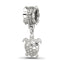 Sterling Silver Reflections Turtle Dangle Bead
