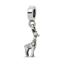 Sterling Silver Reflections Giraffe Dangle Bead