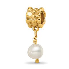 Sterling Silver GP Reflections FW Cultured Pearl Dangle Bead