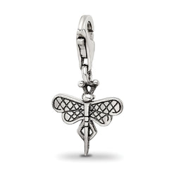 Sterling Silver Reflections Dragonfly Click-on for Bead