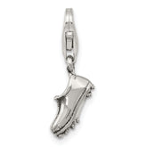 Sterling Silver Reflections Sports Shoe Click-on for Bead