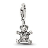 Sterling Silver Reflections Teddy Bear Click-on for Bead