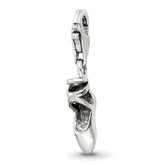 Sterling Silver Reflections Ballet Slipper Click-on for Bead