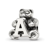 Sterling Silver Reflections Kids Letter A Bead