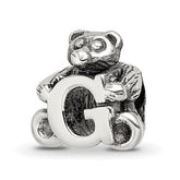 Sterling Silver Reflections Kids Letter G Bead