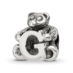 Sterling Silver Reflections Kids Letter G Bead