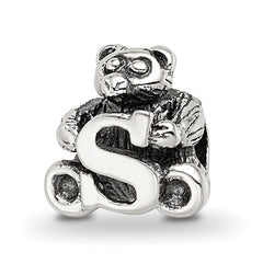 Sterling Silver Reflections Kids Letter S Bead