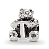 Sterling Silver Reflections Kids Letter T Bead