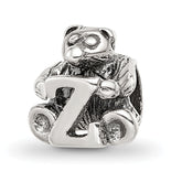Sterling Silver Reflections Kids Letter Z Bead