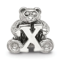 Sterling Silver 925 Kids Bead with Antique Polished Finish Elegant Charm