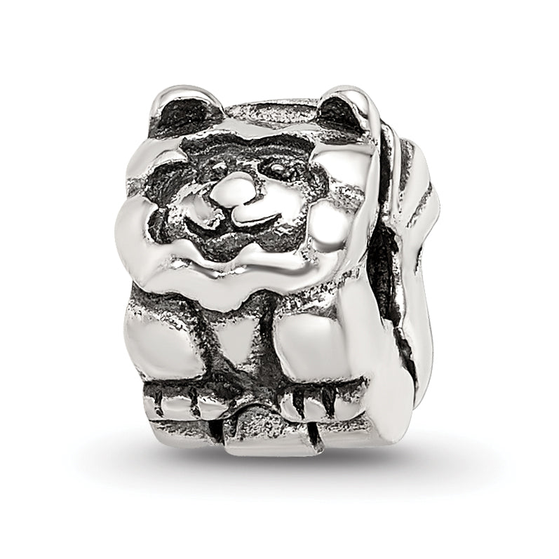 Sterling Silver Reflections Kids Lion Clip Bead