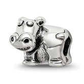 Sterling Silver Reflections Kids Hippo Bead