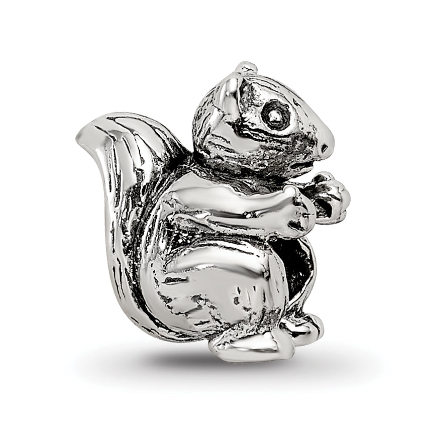 Sterling Silver Reflections Kids Squirrel Bead