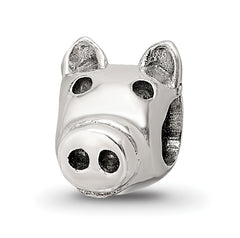 Sterling Silver Reflections Kids Pig Bead