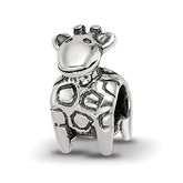 Sterling Silver Reflections Kids Giraffe Bead