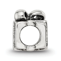 Sterling Silver 925 Kids Bead with Antiqued Finish Gift Ready