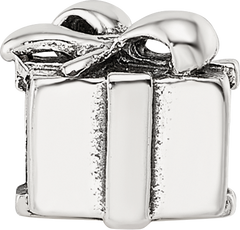 Sterling Silver 925 Kids Bead with Antiqued Finish Gift Ready