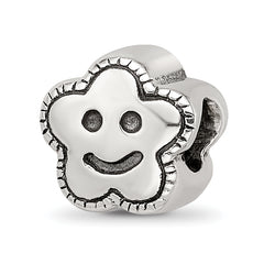 Sterling Silver Reflections Kids Smiley Flower Bead