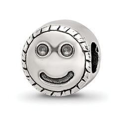 Sterling Silver Reflections Kids Smiley Face Bead