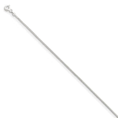 Sterling Silver 1.2mm Round Snake Chain