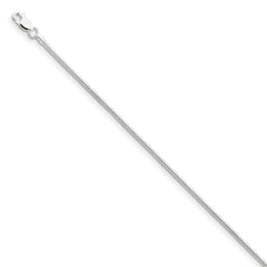 Sterling Silver 1.6mm Round Snake Chain